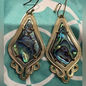 Abalone Shell Kendra Scott Earrings